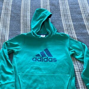 Girls Adidas sweatshirt sz 14 teal color
